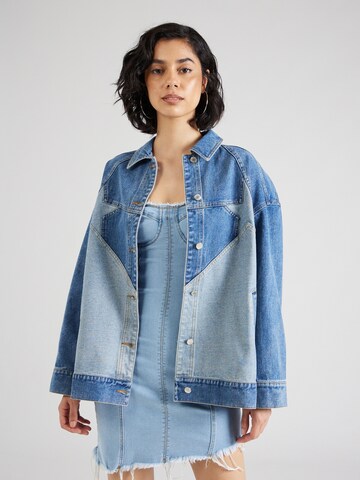 Nasty Gal Between-Season Jacket in Blue: front