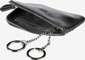 Braun Büffel Key Ring 'Arezzo' in Black