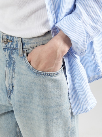 QS Loosefit Jeans i blå