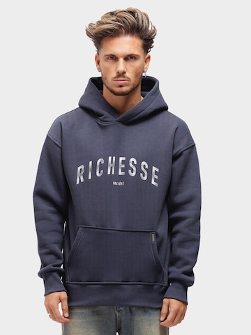 Richesse Sweatshirt 'SOCIÉTÉ' in Grijs: voorkant