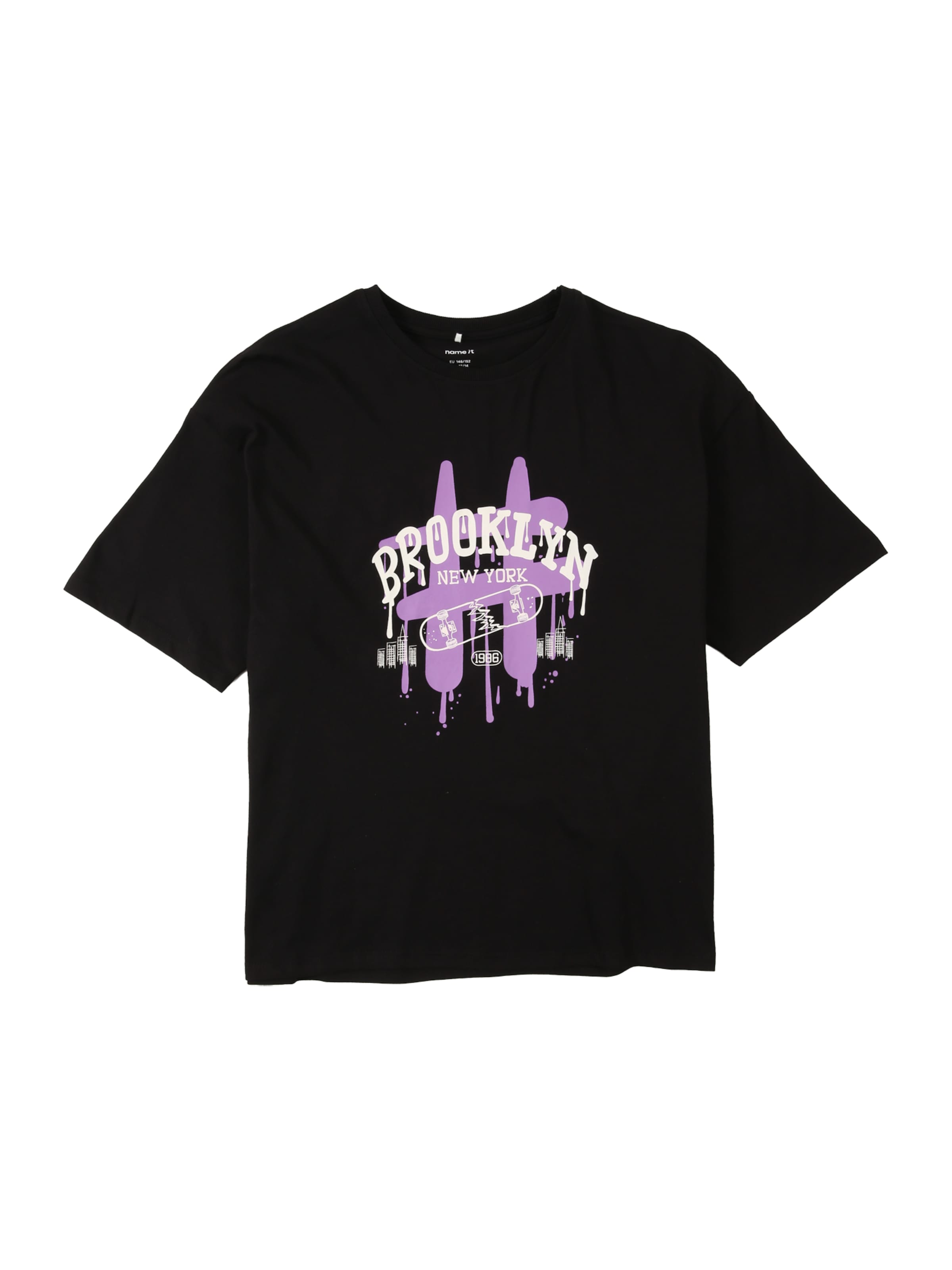 NAME IT - Camiseta 'NKMKORY' en negro: frente