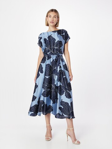 Robe SWING en bleu : devant