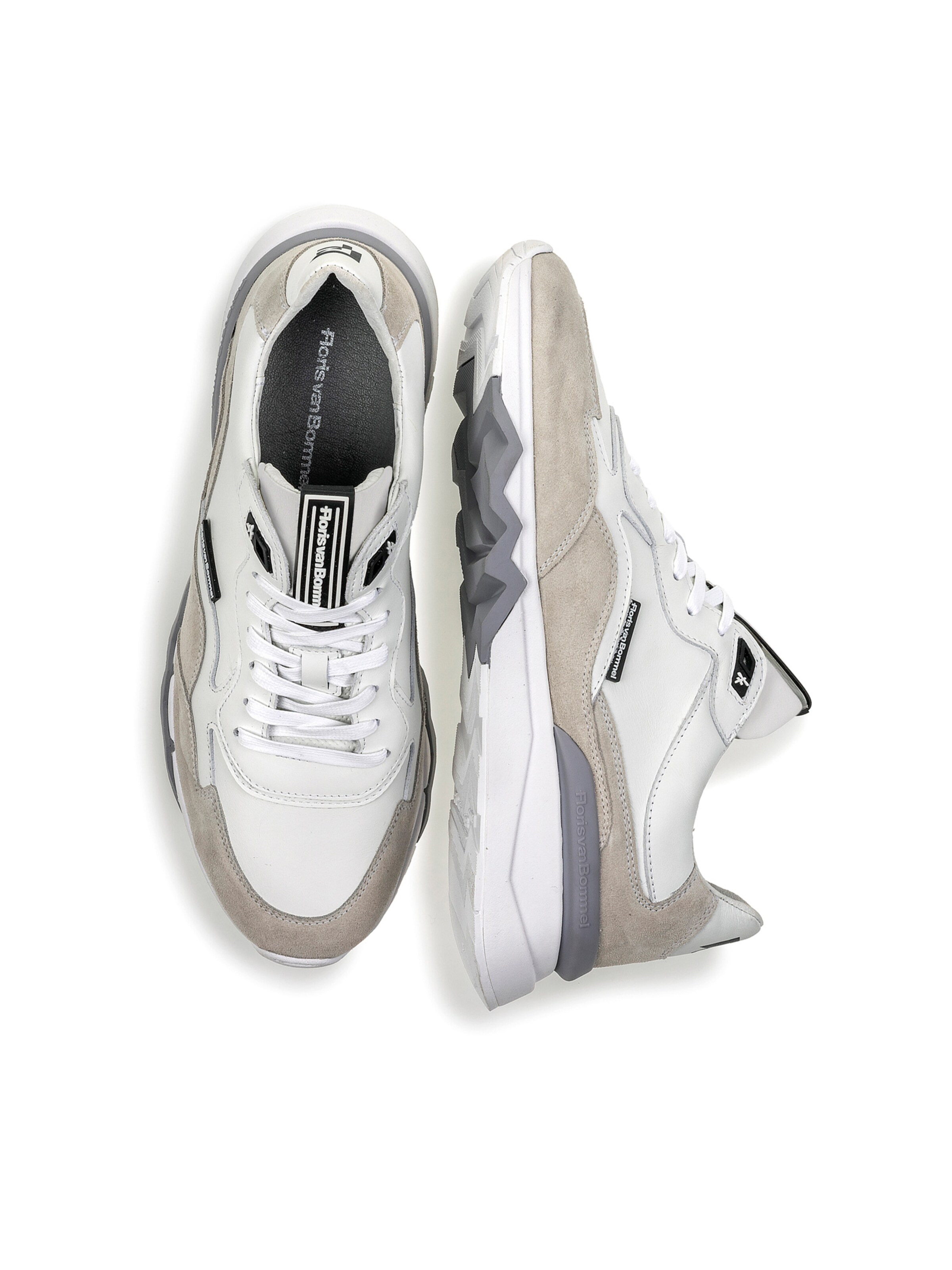 Floris van Bommel Sneakers laag 'De Zager 10' in Wit