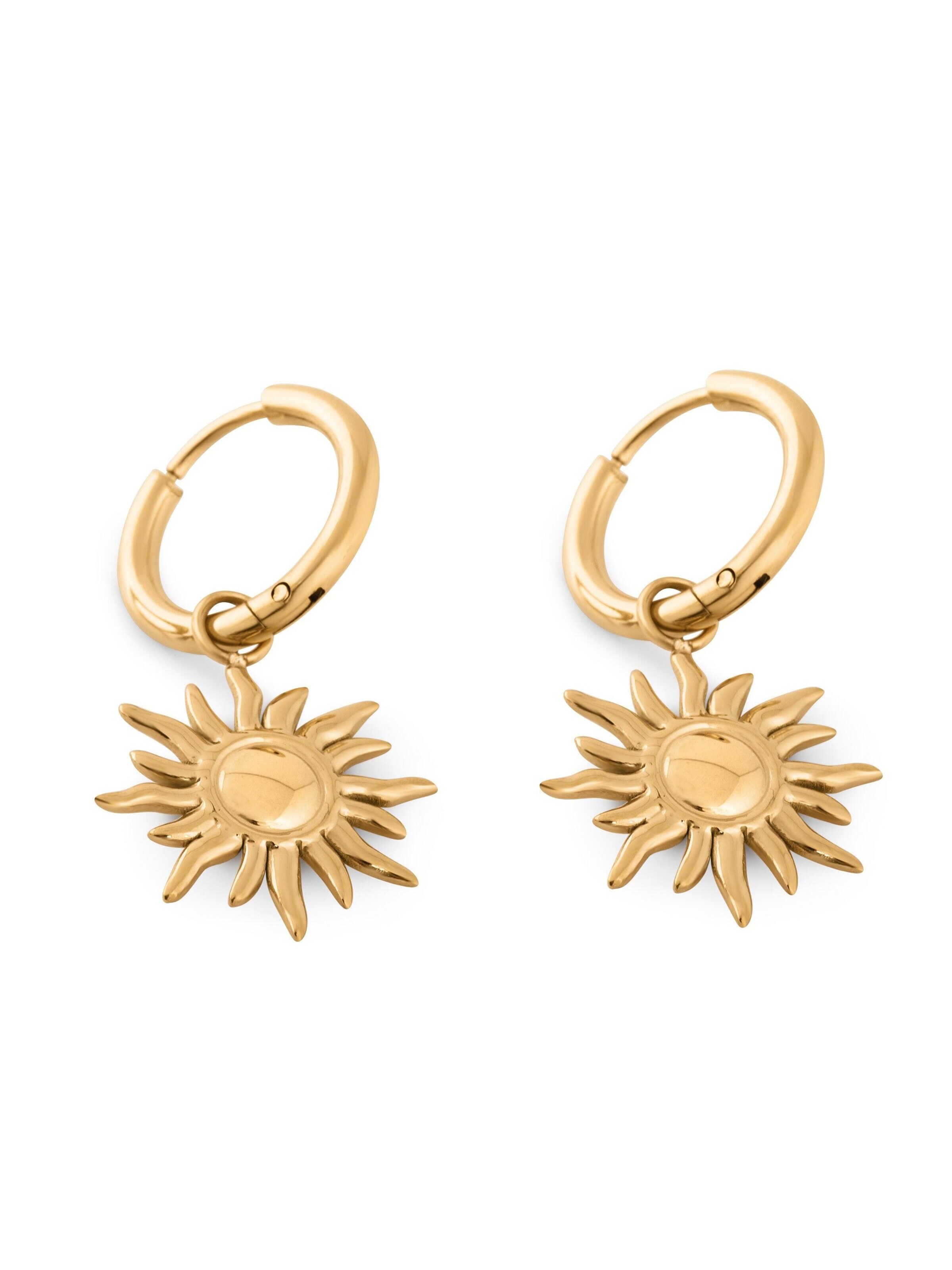 Akitsune Earrings 'Haven Earring Gold' in Gold
