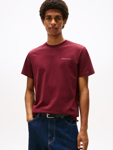 Tommy Jeans T-Shirt in Rot: Vorderseite