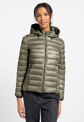 Frieda & Freddies Between-Season Jacket in Green: front