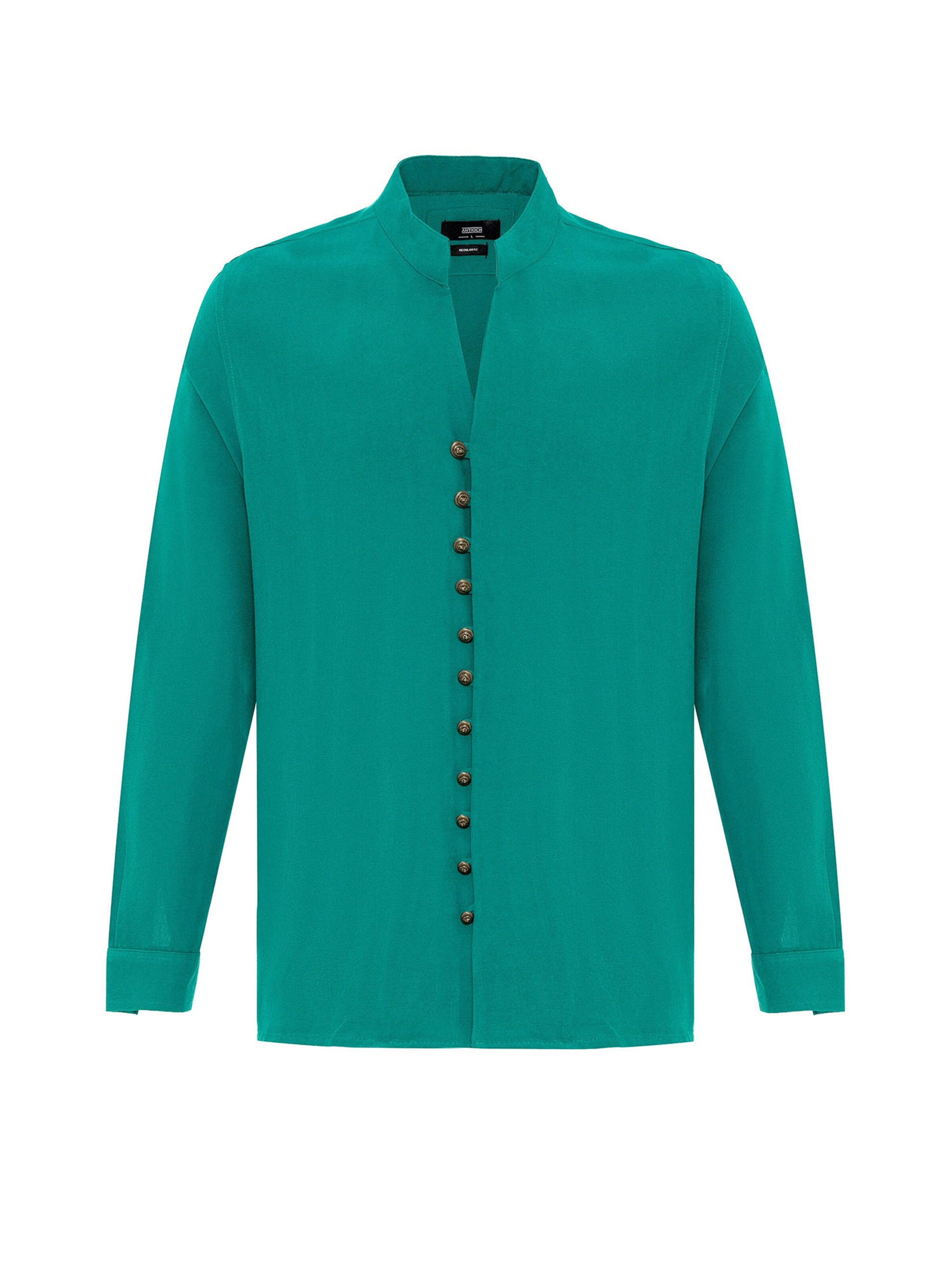 zaļš Antioch Standarta piegriezums Krekls: no priekšpuses