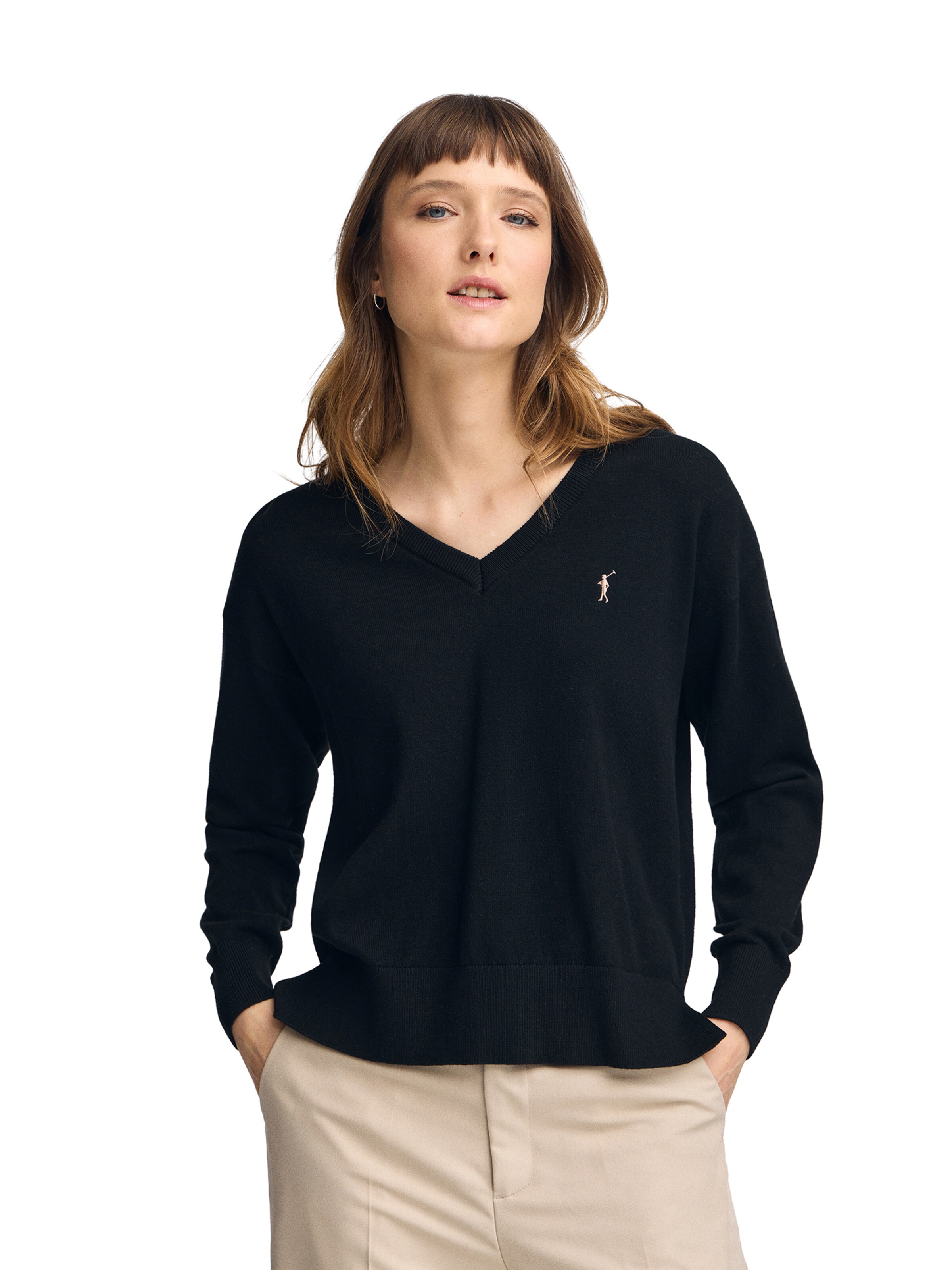 Polo Club Pullover in Schwarz