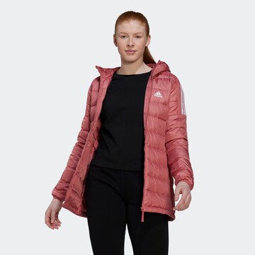 ADIDAS SPORTSWEAR Athletic Jacket in Red: front