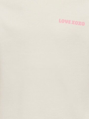 ONLY GIRLS Sweatshirt 'KOGLOVELY' i beige