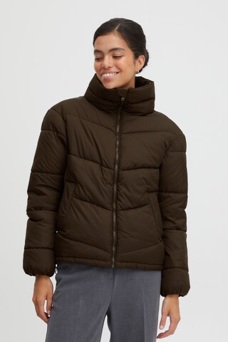 b.young Winter Jacket 'BOMINA' in Brown: front