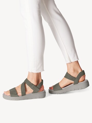 Tamaris Sandal in Green: front