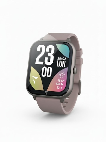 Techmade Digital Watch 'Glow Smartwatch mit passender Pochette' in Grey