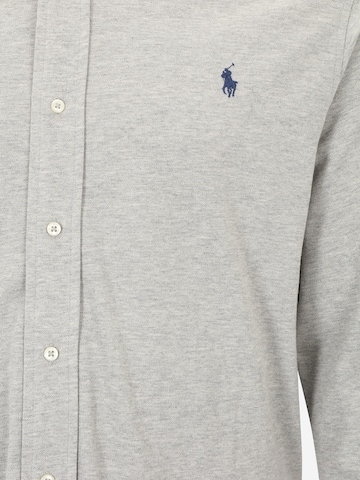 Comfort fit Camicia di Polo Ralph Lauren Big & Tall in grigio