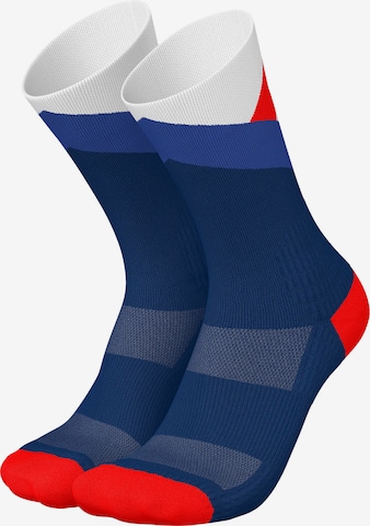 INCYLENCE Sportsocken 'TRAIL SUMMITS' in Blau: Vorderseite