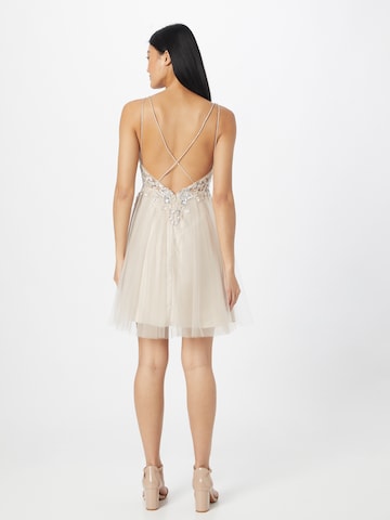 Laona Cocktail Dress in Beige