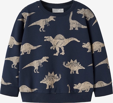 NAME IT Sweatshirt 'NMMRIVA' in Blau: Vorderseite