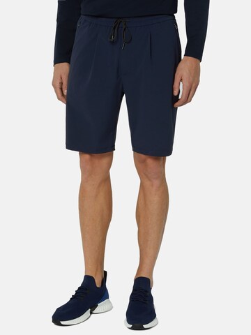 Boggi Milano Regular Athletic Pants in Blue: front