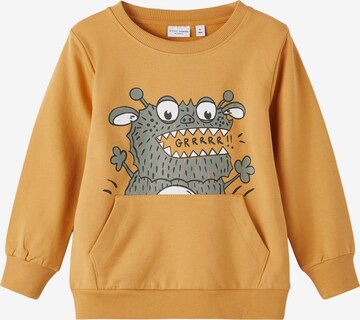 NAME IT Sweatshirt 'VUGO' in Gelb: predná strana