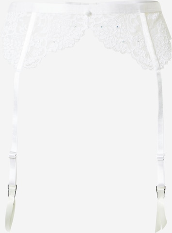 Hunkemöller Garter Belt 'Tuppence' in White: front