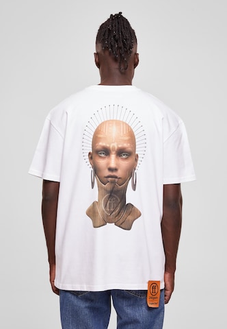 Forgotten Faces Shirt 'Apocalypto' in White: front