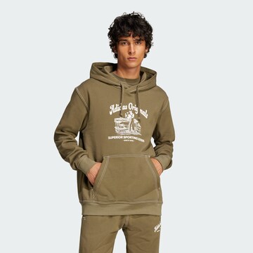 ADIDAS ORIGINALS Sweatshirt 'Wabash' in Groen: voorkant