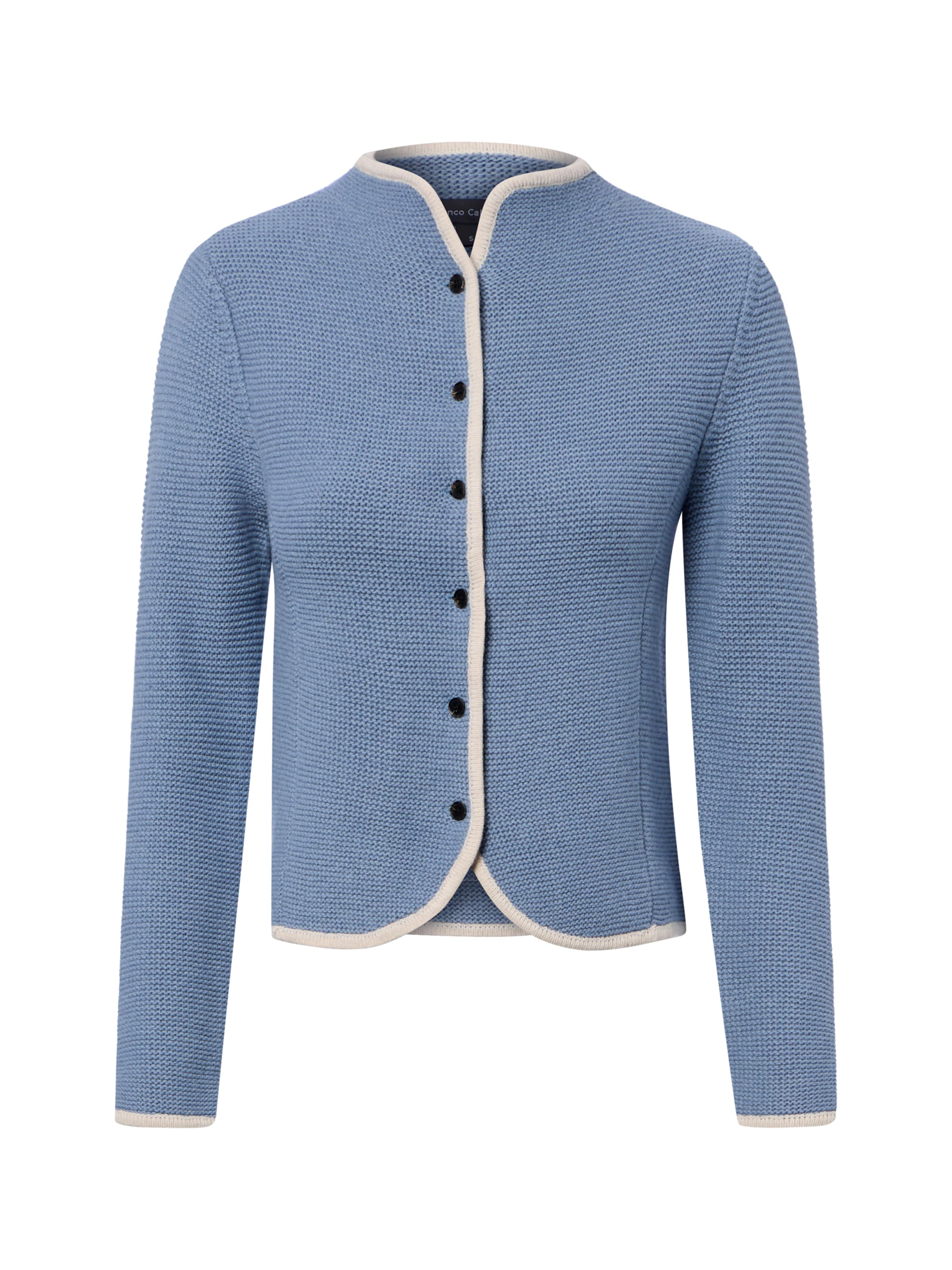 Cardigan Franco Callegari en bleu : devant