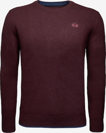 Pull-over La Martina en rouge : devant