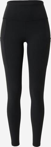 RVCA Skinny Sportbroek 'VA ESSENTIAL' in Zwart: voorkant