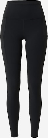 RVCA Skinny Workout Pants 'VA ESSENTIAL' in Black: front