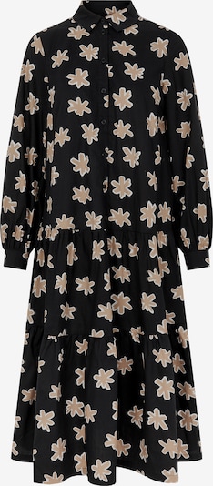 PIECES Shirt Dress 'Andra' in Light brown / Black / White, Item view
