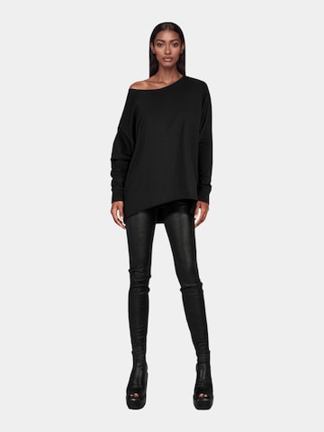 Made By Society Shirt 'LOOSE FIT T-SHIRT - T27830' in Black: front
