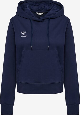 Sweat de sport 'GO 2.0' Hummel en bleu : devant