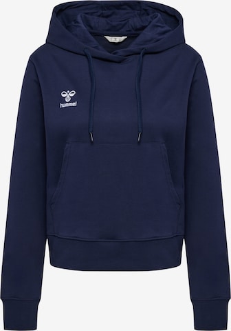 Hummel Sportsweatshirt 'GO 2.0' in Blau: Vorderseite