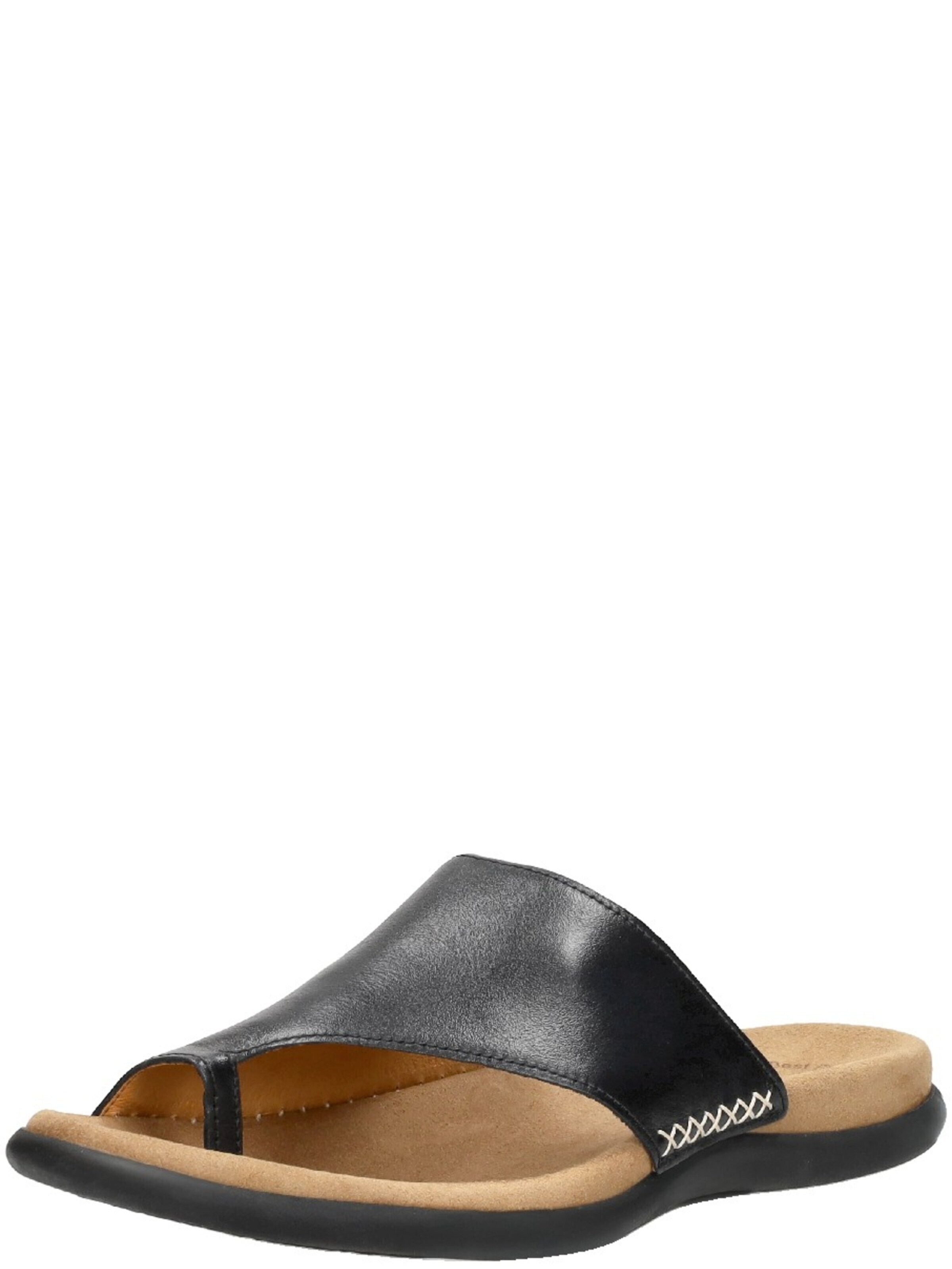 GABOR Mules in Black: front
