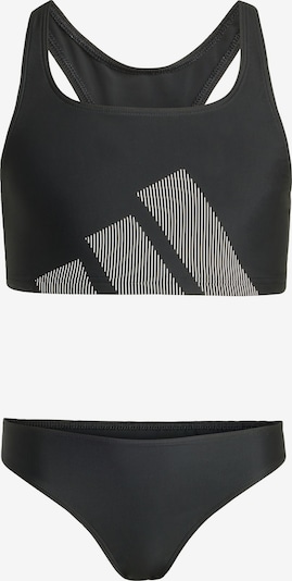 ADIDAS PERFORMANCE Urheilullinen uima-asu koossa 110 värissä musta / valkoinen, Tuotenäkymä