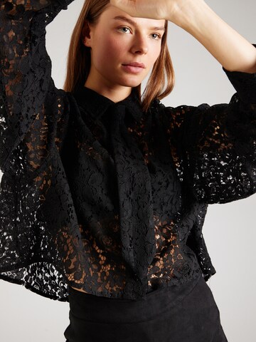 mbym Bluse 'Emele Tie' i sort