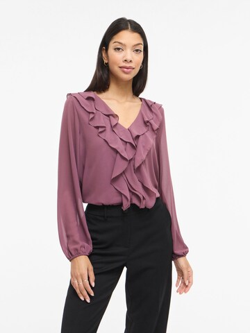 VILA - Blusa 'Ane' en lila: frente