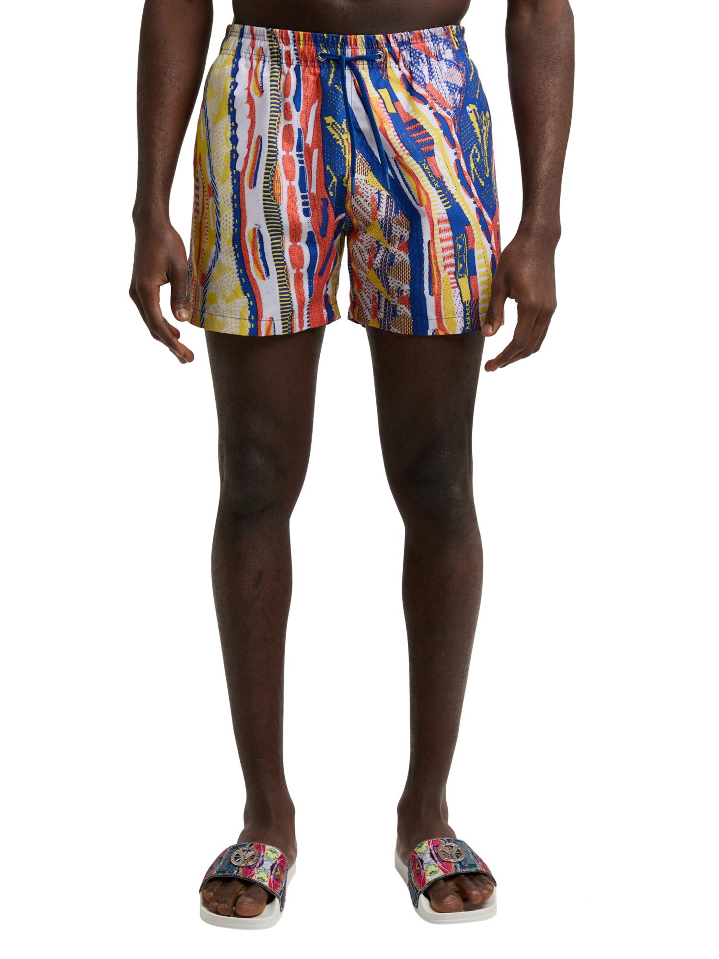 Carlo Colucci Badeshorts 'De Cicco' in Mischfarben: Vorderseite