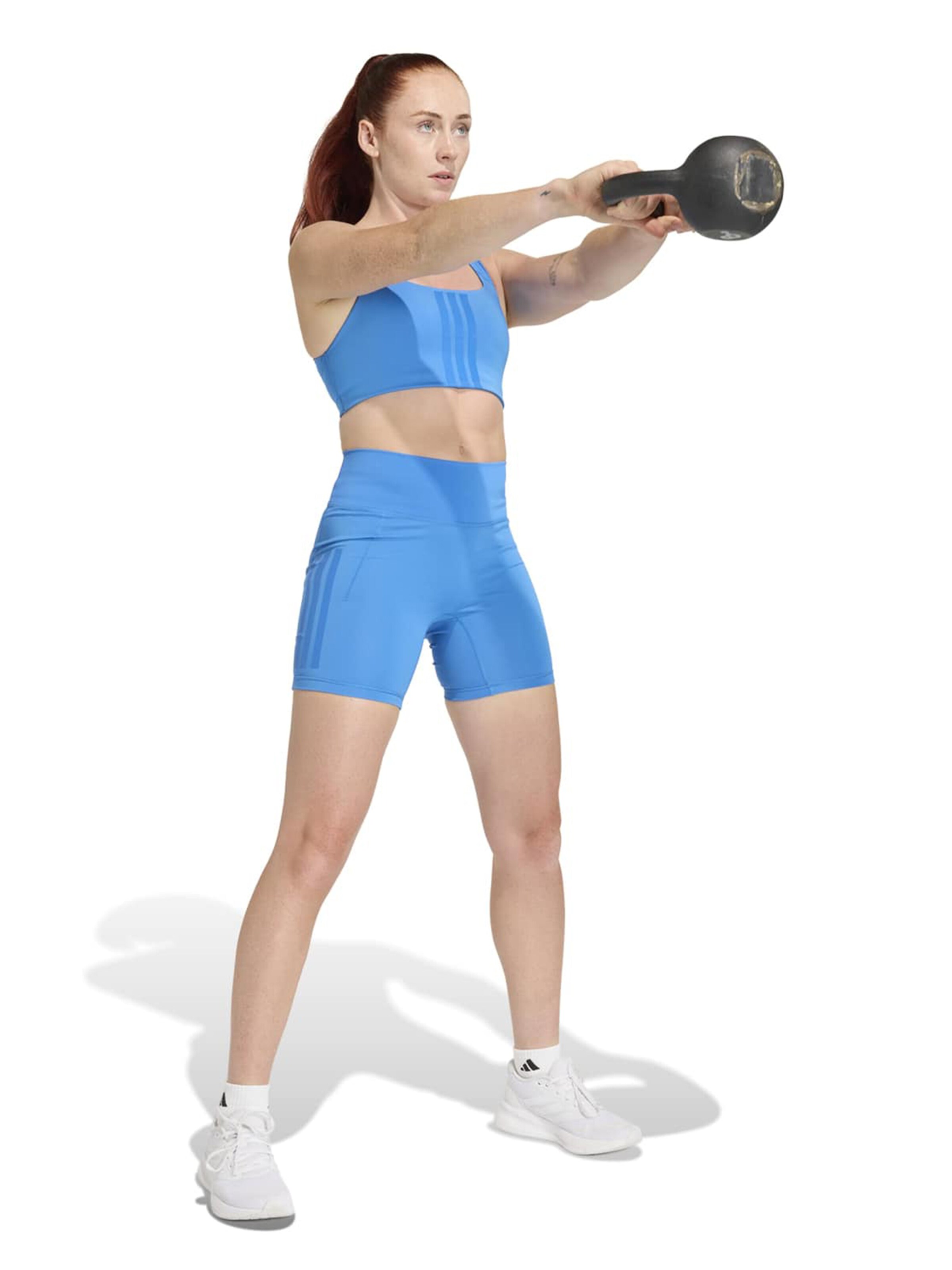 ADIDAS PERFORMANCE Skinny Sports trousers 'OPT' in Blue