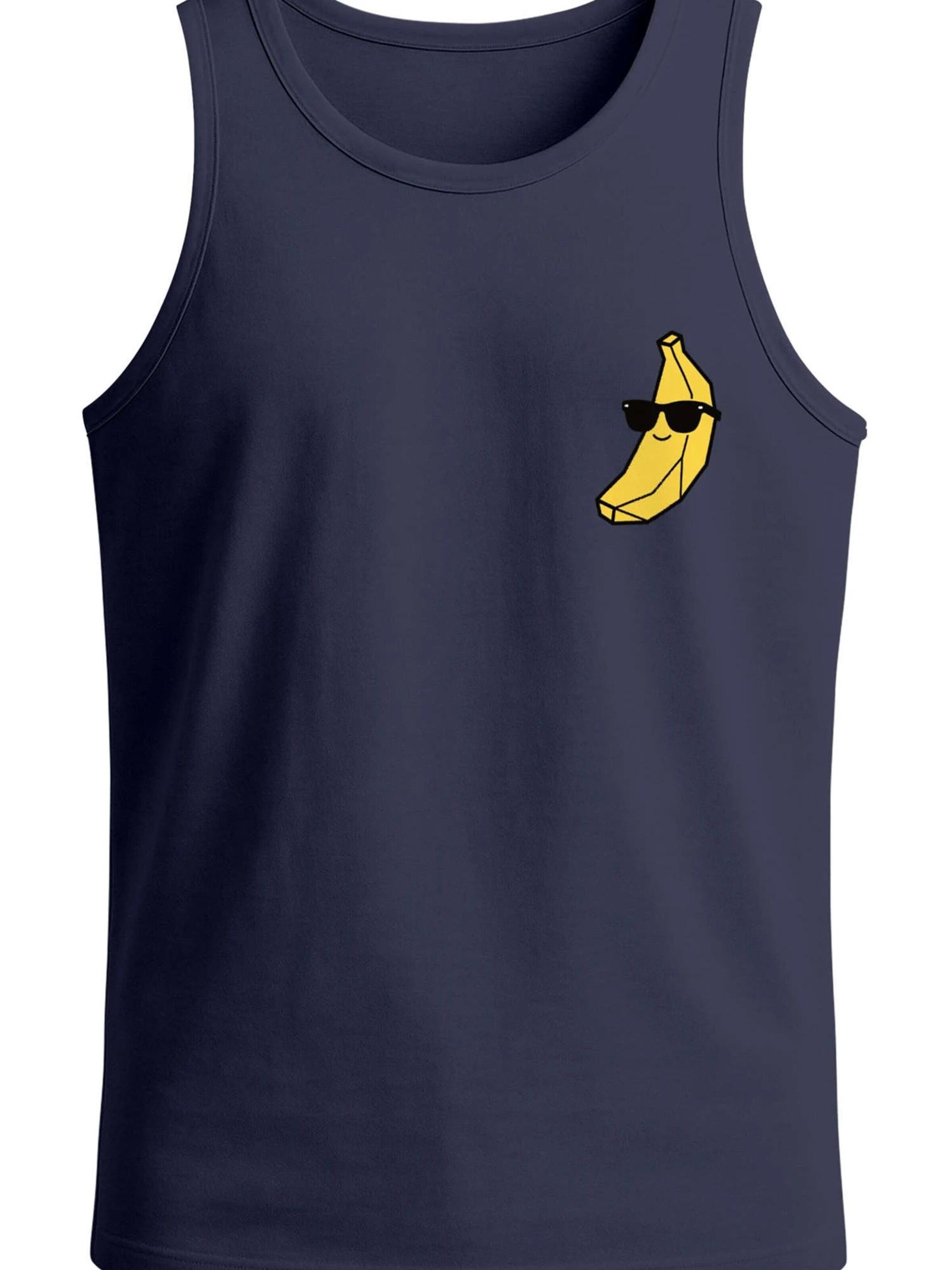 Neverless Shirt 'Cool Banana' in Blue
