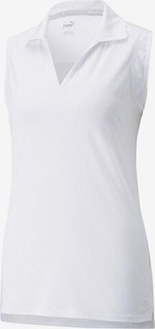 PUMA Performance Shirt in White: front