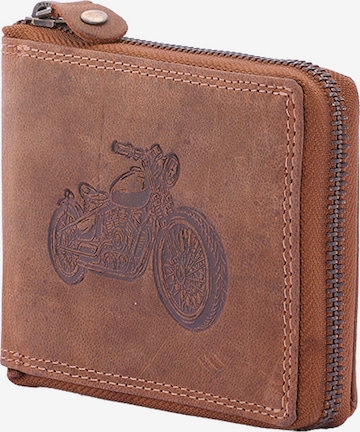 Porte-monnaies Sergio Valentini en marron : devant