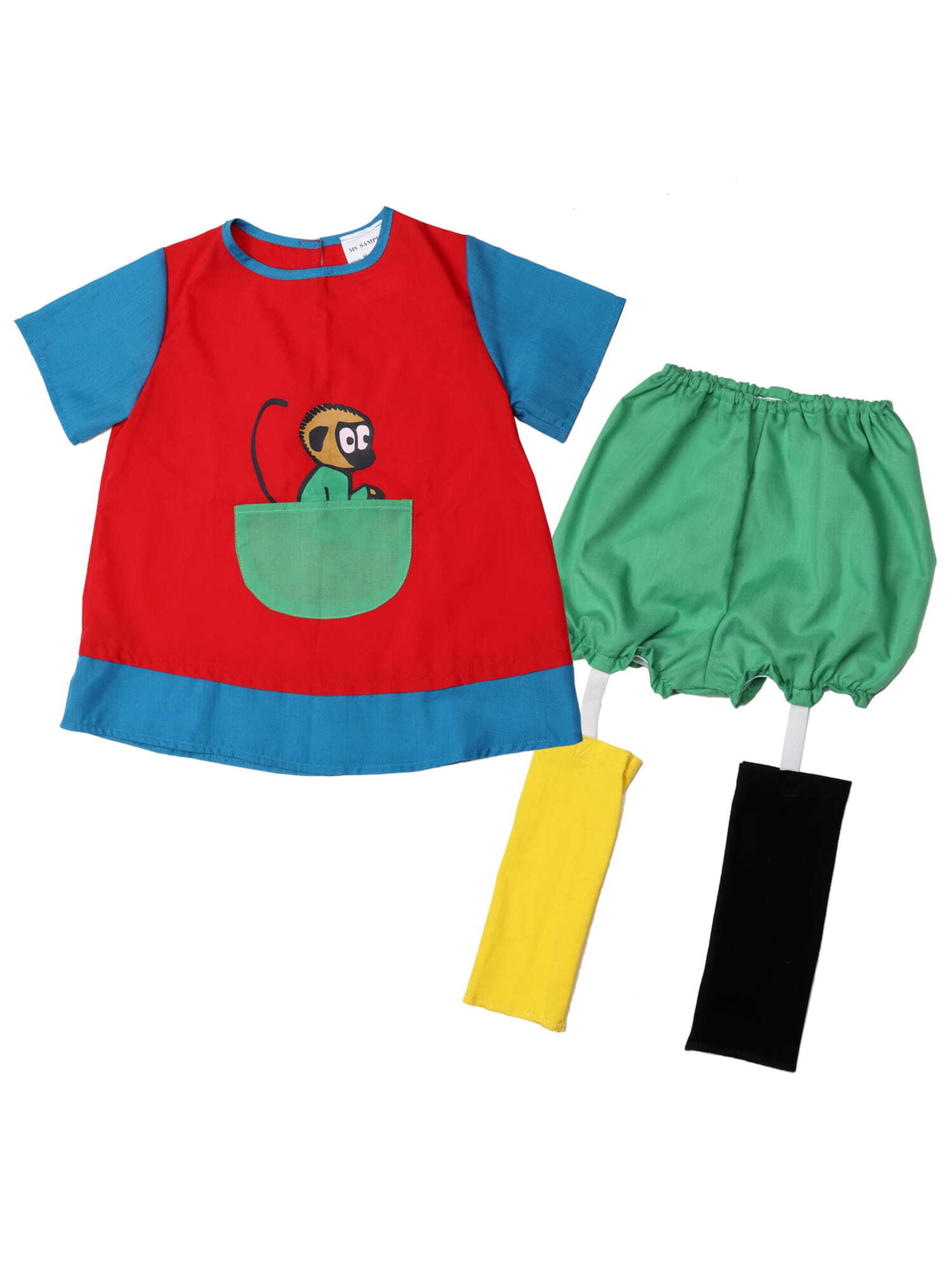 Set di Pippi in colori misti: frontale