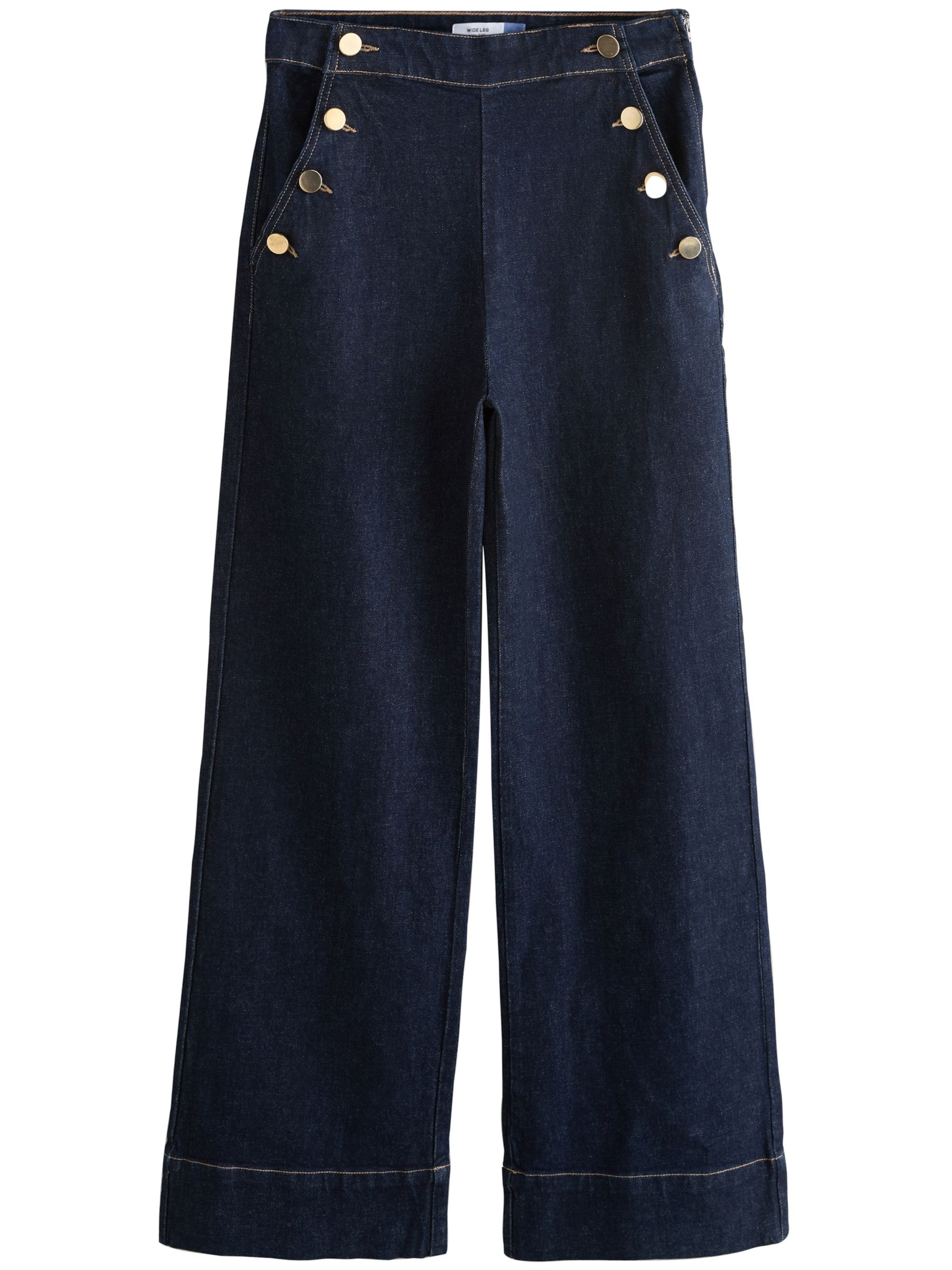 Next Laiad sääred Teksapüksid, värv sinine: eest vaates