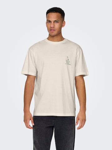 Only & Sons T-shirt 'KASON' i grå