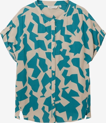 TOM TAILOR Blouse in Blauw: voorkant