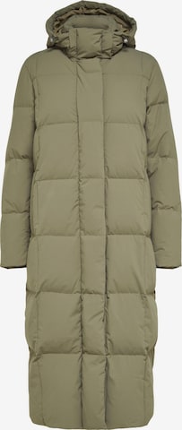 SELECTED FEMME Winter Coat in Green: front