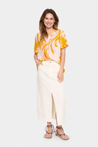SAINT TROPEZ - Blusa en naranja