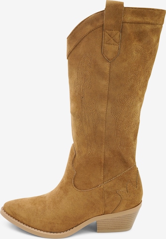 Findlay Cowboy Boots in Brown
